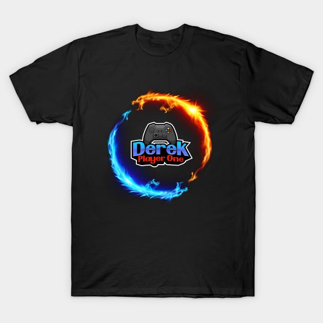 Derek Player One - On Fire T-Shirt by Derek Player One